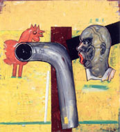 Hannes Scheucher_Kampfhähne