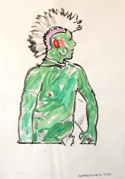 Hannes Scheucher_Arbeit auf Papier
