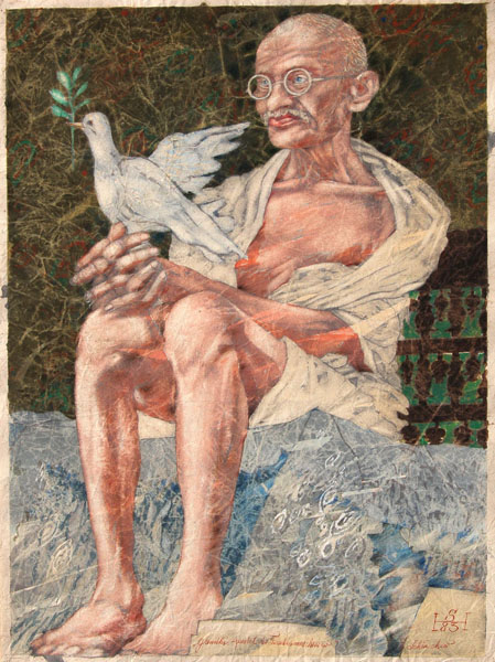 Hannes Scheucher_Mahatma Gandhi